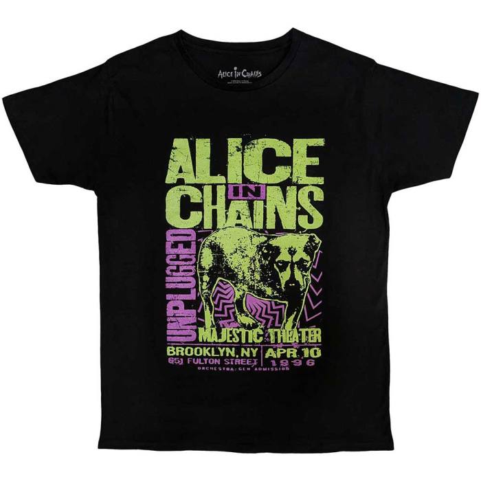 Alice In Chains Unisex T-Shirt: Unplugged Dog 201529