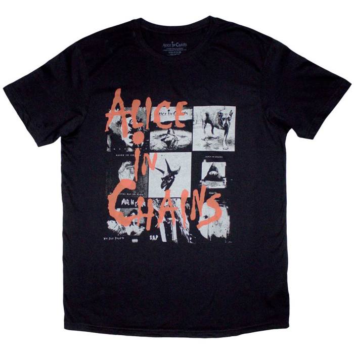 Alice In Chains Unisex T-Shirt: Albums Montage 201565
