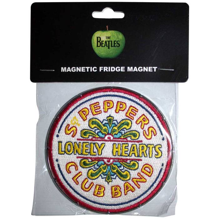 The Beatles Premium Fridge Magnet: Sgt Pepper Drum Patch 201830