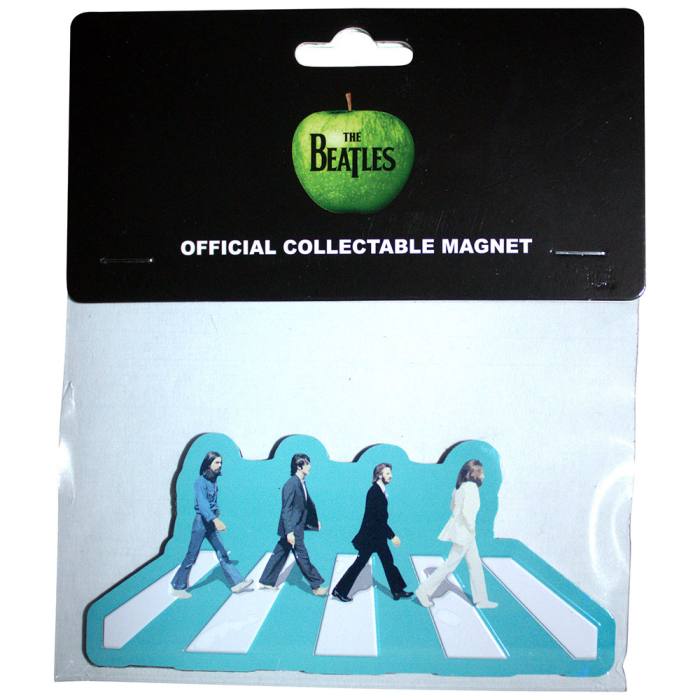 The Beatles Premium Fridge Magnet: Abbey Road Crossing Embossed 201839