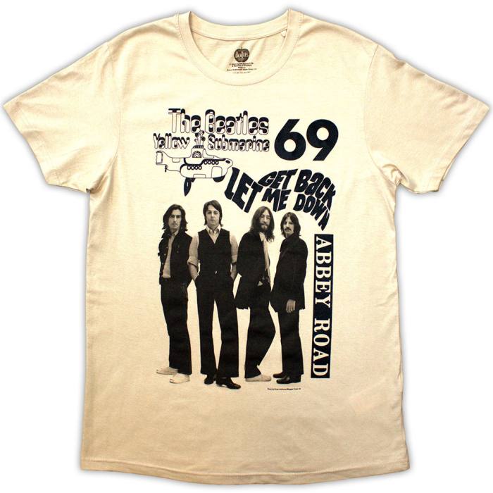 The Beatles Unisex T-Shirt: 1969 (Yellow) 201990