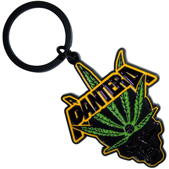 Pantera Keychain: Leaf Skull 201116
