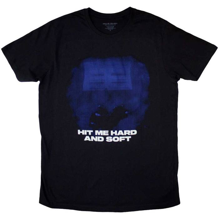 Billie Eilish Unisex T-Shirt: Hit Me Hard And Soft Blue Lines 202155