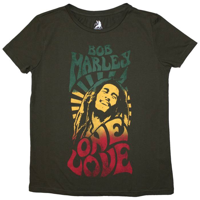 Bob Marley Ženski T-Shirt: One Love Gradient 202353