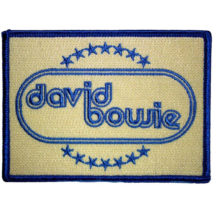 David Bowie našitek: Oval and Stars 202424