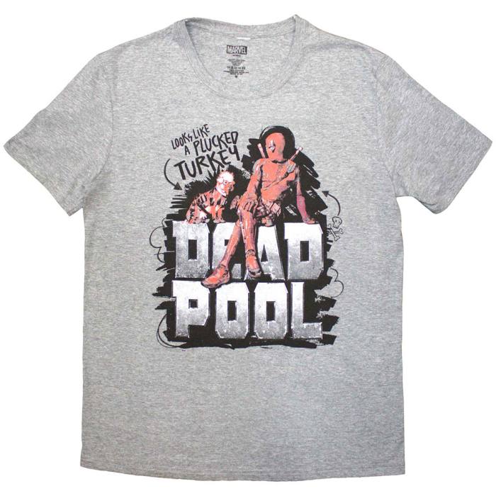 Marvel Comics Unisex T-Shirt: Deadpool Plucked Turkey 202736