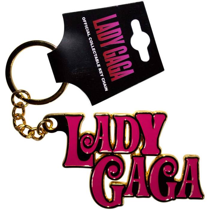 Lady Gaga Keychain: Swirly Logo 203138