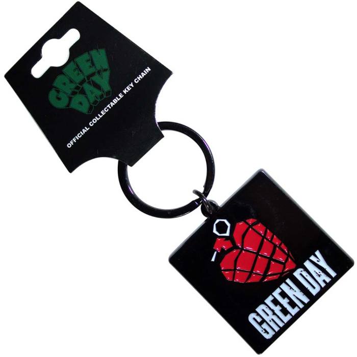 Green Day Keychain: Grenade Logo 203174