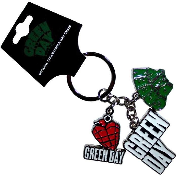 Green Day Keychain: Logo Charms 203178