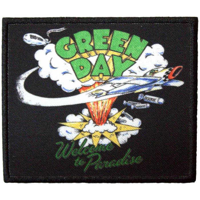 Green Day Standard Patch: Welcome To Paradise 203193