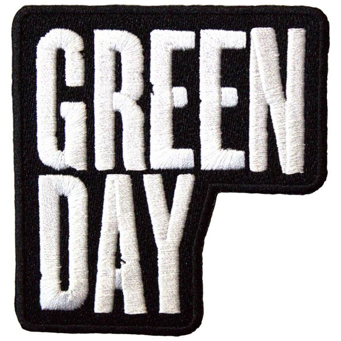 Green Day Standard Patch: Stacked Logo 203195