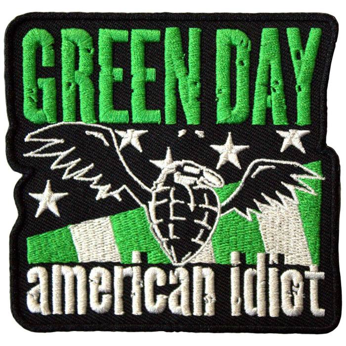 Green Day tkan našitek American Idiot Wings (standardni) 203199