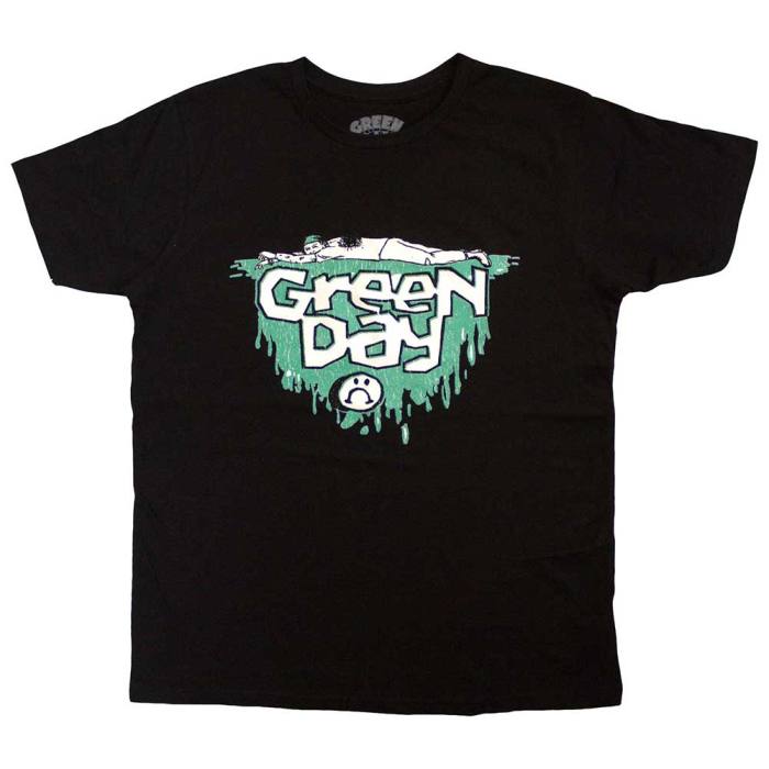 Green Day Unisex T-Shirt: Sad Smiley 203268