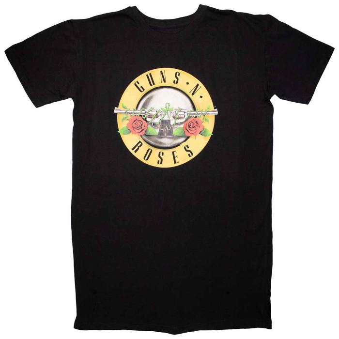 Guns N' Roses Ladies T-Shirt Dress Classic Logo (črna) 203446