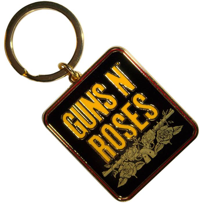 Guns N' Roses obesek za ključe: Stacked Black 203456