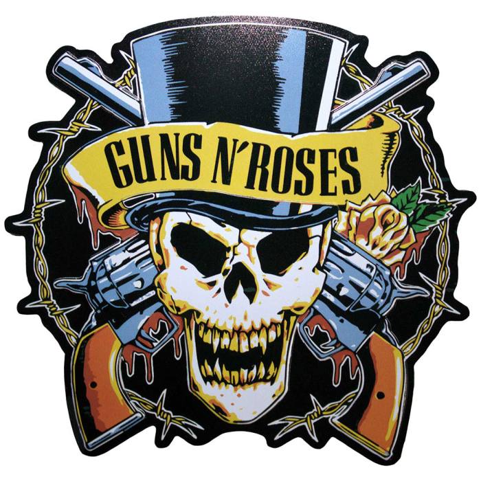 Guns N' Roses Magnet za hladilnik: Top Hat 203462