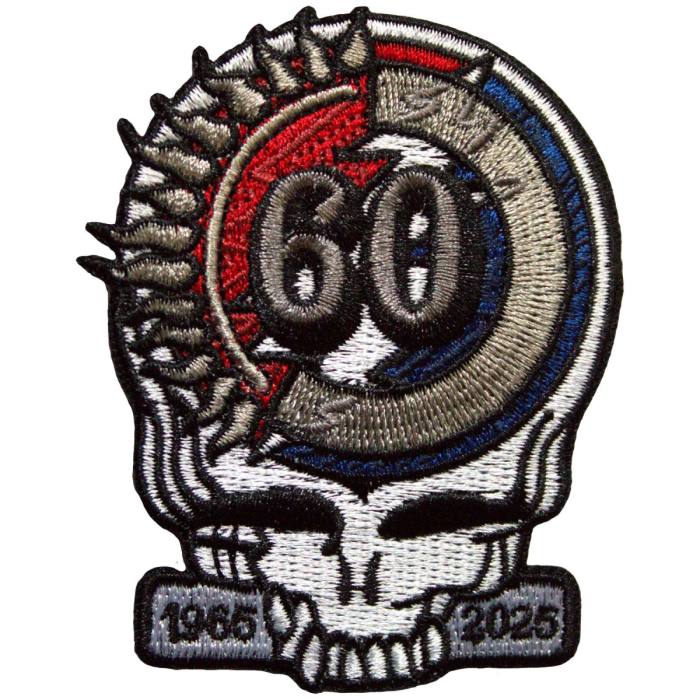 Grateful Dead našitek: 60th Anniversary Skull 203627