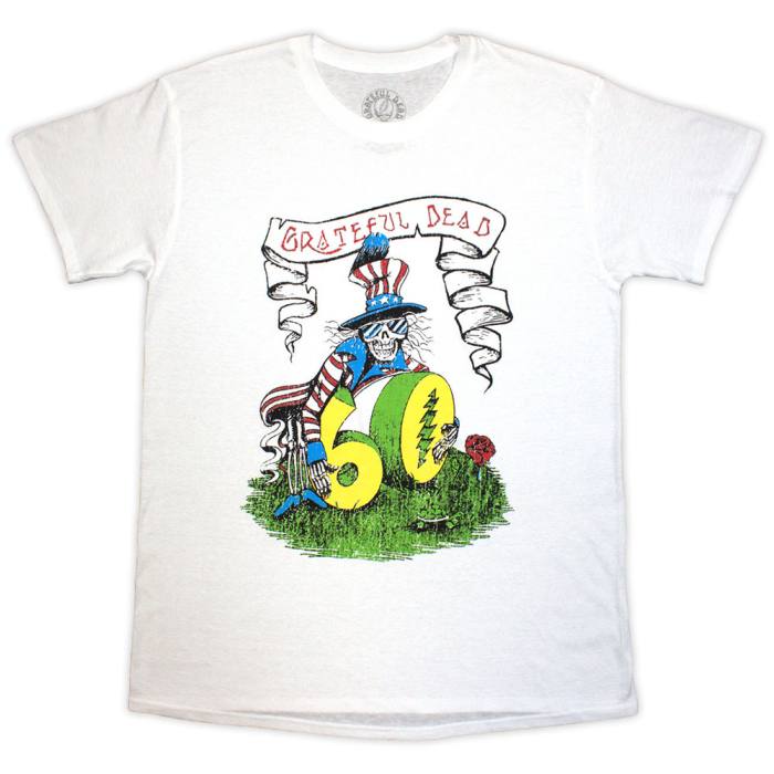 Grateful Dead Unisex T-Shirt: 60th Rose Pose 203679