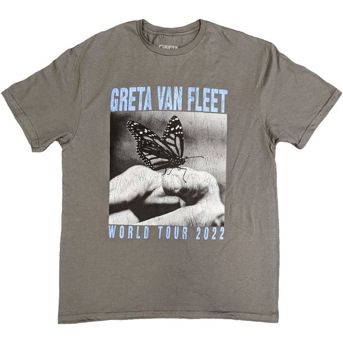 Greta Van Fleet Unisex T-Shirt: World Tour Butterfly 203711