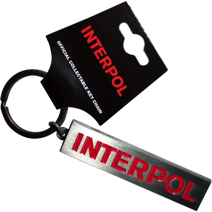 Interpol Keychain: Text Logo 203881