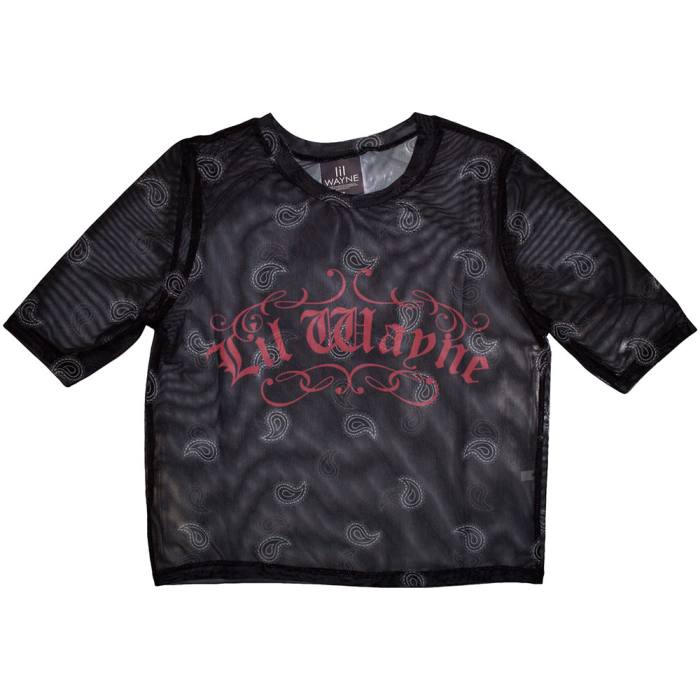 Lil Wayne Ženski Crop Top Script Logo 204399