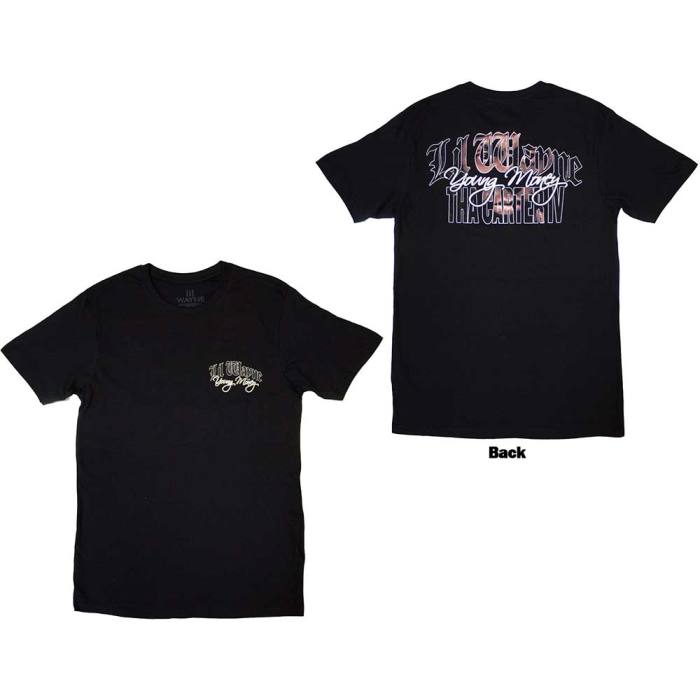 Lil Wayne Unisex T-Shirt Face Infill (Back Print) 204413