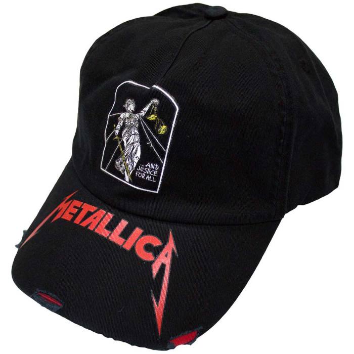 Metallica Unisex Baseball Cap: And Justice For All Tombstone 204546
