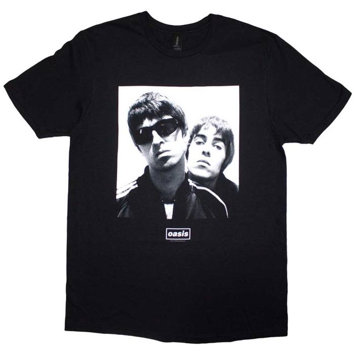 Oasis T-Shirt: Noel & Liam Square Photo (Black) 204985