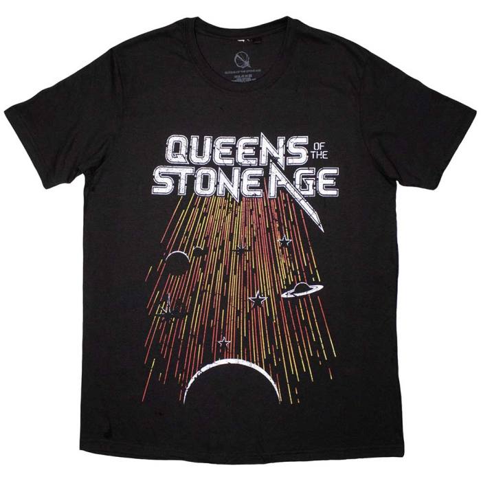 Queens Of The Stone Age Unisex T-Shirt: Meteor Shower (Black) 205393