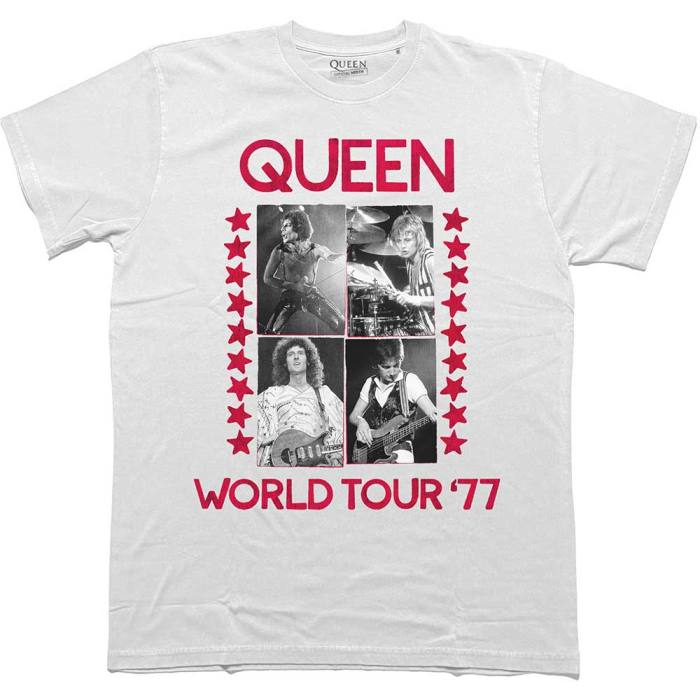 Queen Unisex T-Shirt: World Tour 77 205464