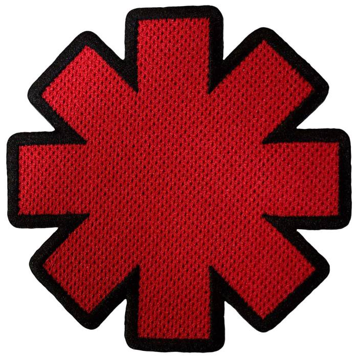 Red Hot Chili Peppers Woven Patch: Asterisk Cut-Out 205528