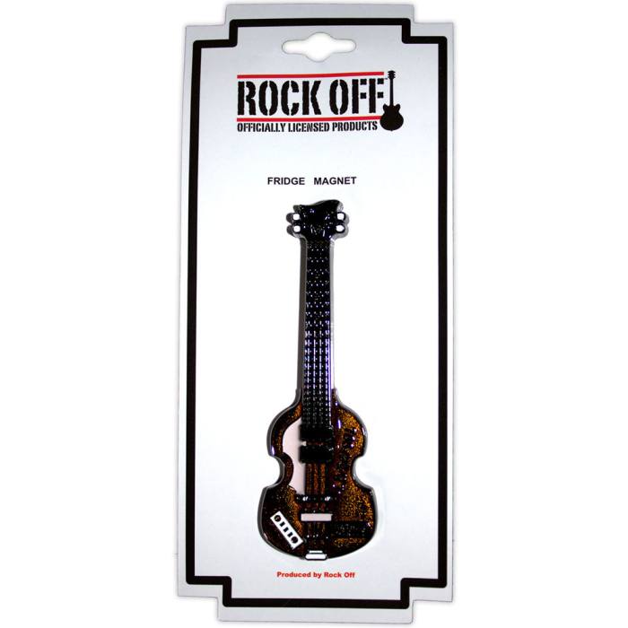 Rock Off Premium Hladilni Magnet: Mathew Street Brown Bass 205552