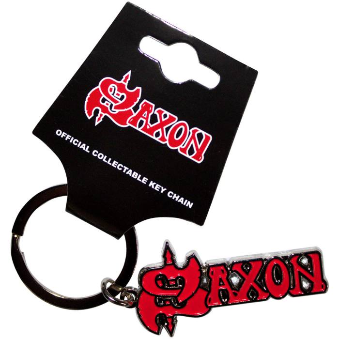 Saxon Keychain Red Logo 205649
