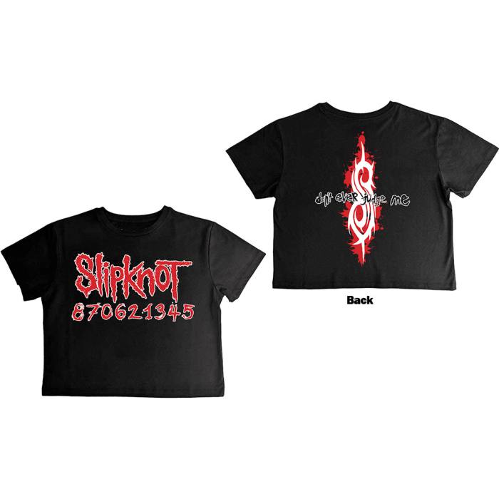 Slipknot Don't Ever Judge Me Ženski Crop Top 205698