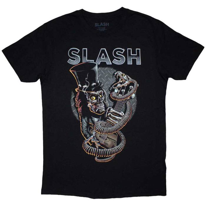 Slash Skull Guitar Snake T-Shirt 205821