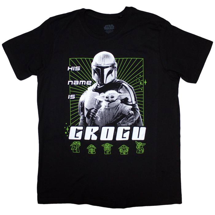 Star Wars Unisex T-Shirt: The Mandalorian His Name Is Grogu 206179