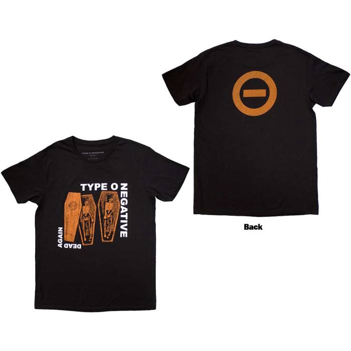 Type O Negative Unisex T-Shirt Dead Again (Back Print) 206351