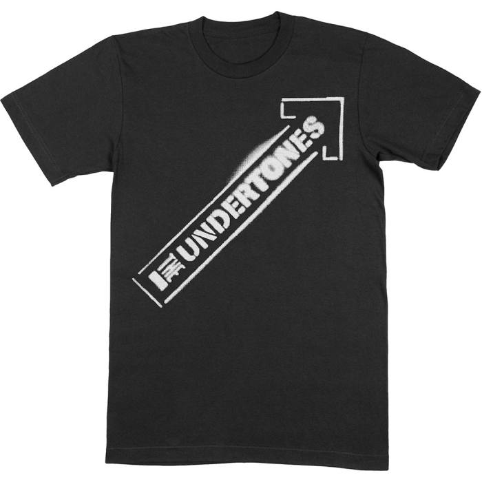 The Undertones Unisex T-Shirt: Arrow Spray White 206443
