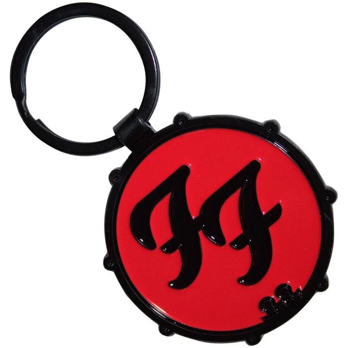 Foo Fighters Keychain FF Logo Drum 207648
