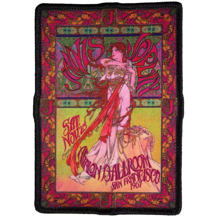 Janis Joplin Standard Patch: Avalon Ballroom 207654