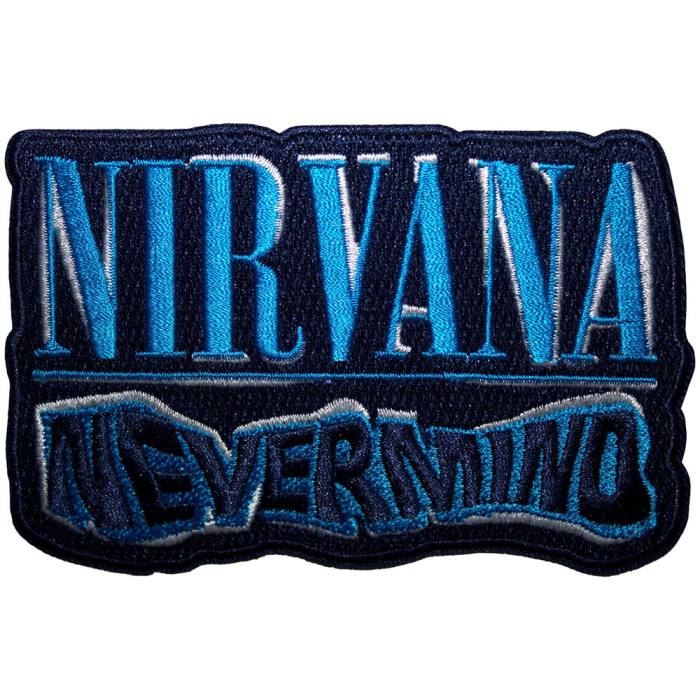 Nirvana Woven Patch: Nevermind Wavy Cut-Out 207663
