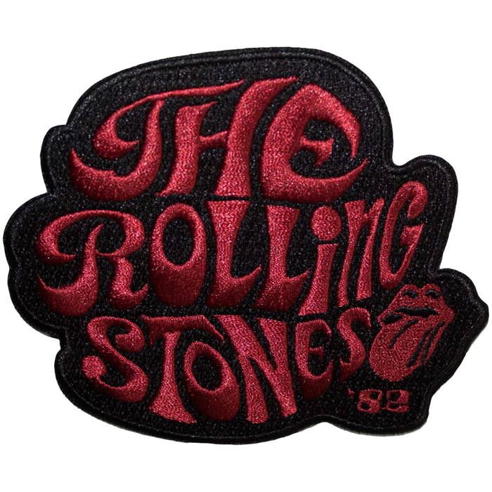 The Rolling Stones tkan našitek Swirl Logo '82 207676