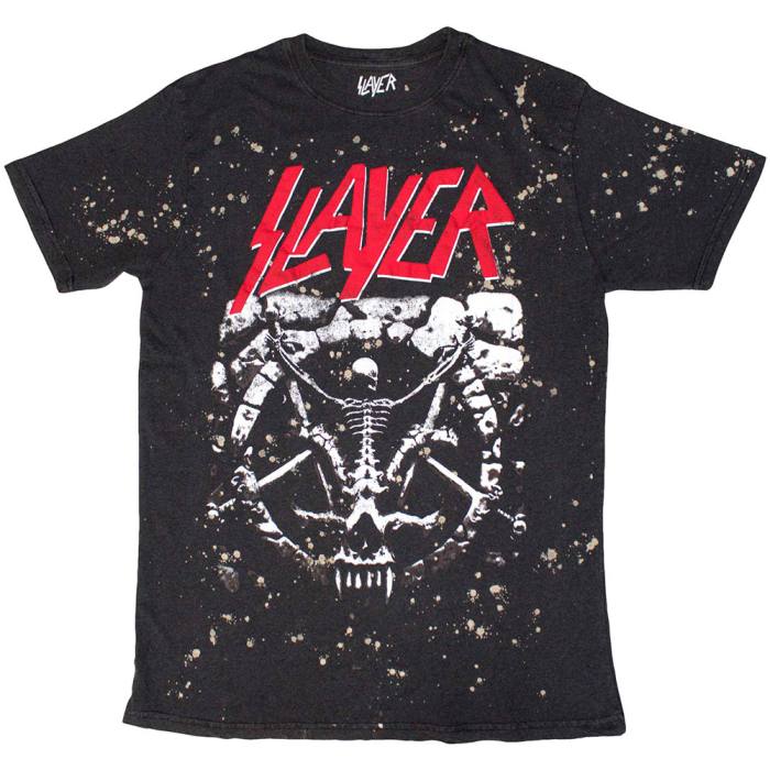 Slayer Unisex T-Shirt Divine Splatter (črna, Wash Collection) 207974