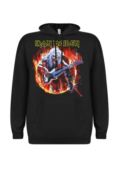 EDDIE LIVE FLAMES Iron Maiden Hoodie 212673