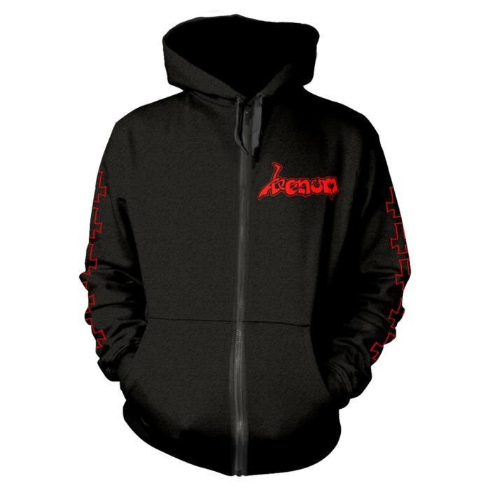 AT WAR WITH SATAN (RED) Hoodie z zadrgo 213114