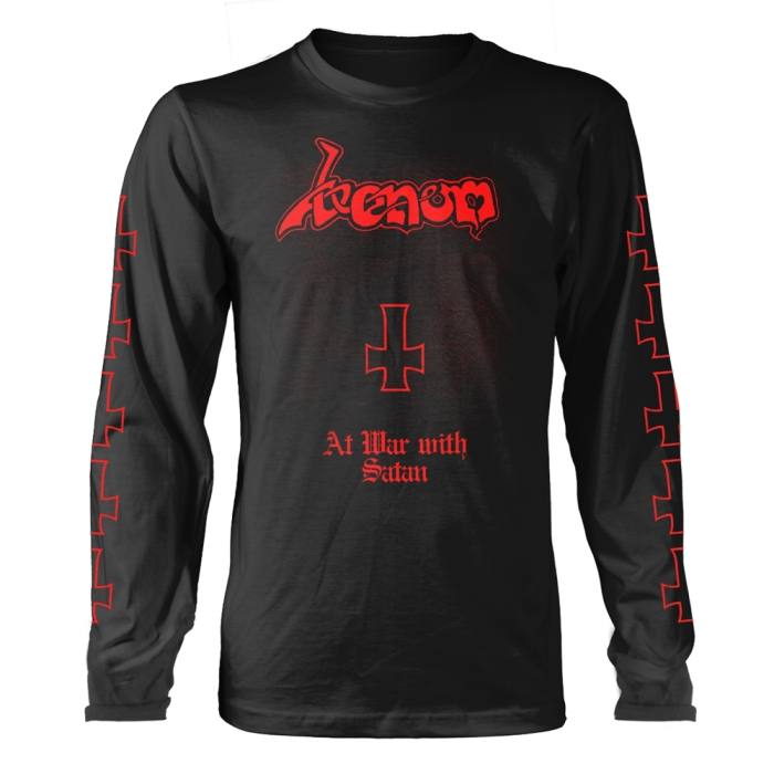 AT WAR WITH SATAN (RED) Longsleeve 213115