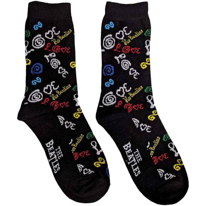 The Beatles unisex nizke nogavice: Love (temno modre, UK 7–11) 219735
