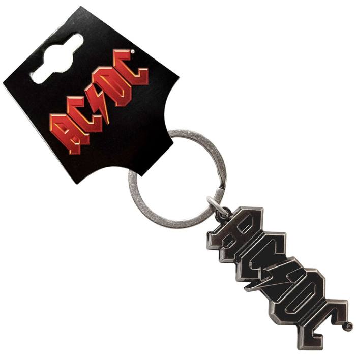 AC/DC Ključnica: 3D Srebrni Logo 219743