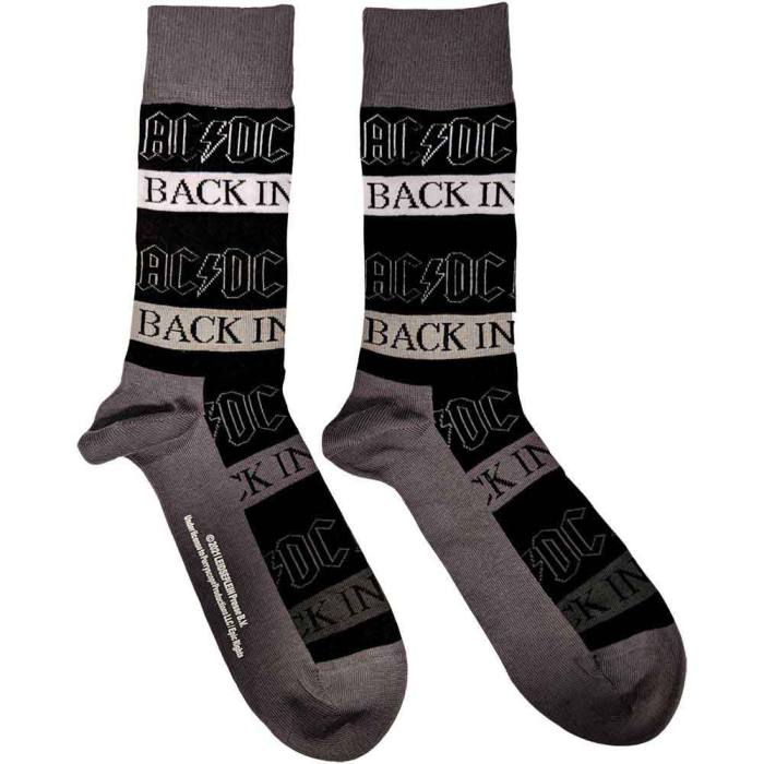 AC/DC Unisex Gleženjske Nogavice: Back In Black 219753