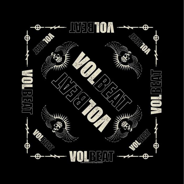 Volbeat Unisex Bandana: Logo (Črna) 219877